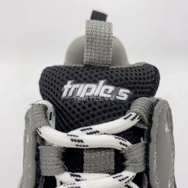 Balenciaga Triple S Clunky Sneakers Gradient Gray