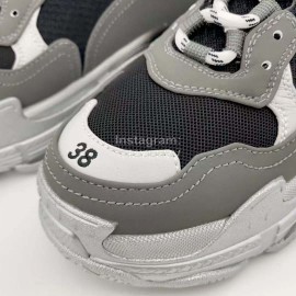 Balenciaga Triple S Clunky Sneakers Gradient Gray