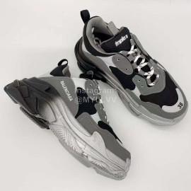 Balenciaga Triple S Clunky Sneakers Gradient Gray