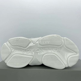 Balenciaga Triple S Letter Printed White Clunky Sneakers