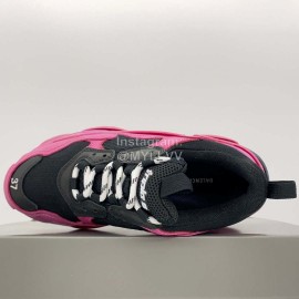 Balenciaga Triple S Clunky Sneakers Pink Black