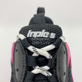 Balenciaga Triple S Clunky Sneakers Pink Black