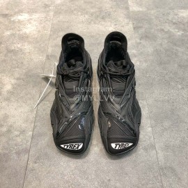 Balenciaga Tyrex Square Head Sneakers For Men And Women Black