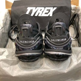 Balenciaga Tyrex Square Head Sneakers For Men And Women Black