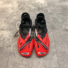 Balenciaga Tyrex Square Head Sneakers For Men And Women Red