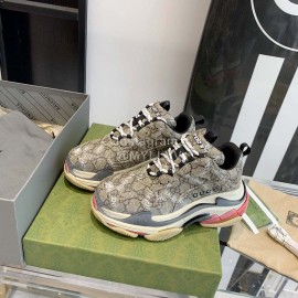 Balenciaga Triples Gucci Fashion Sneakers For Men And Women