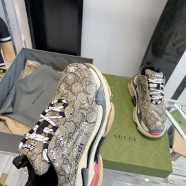 Balenciaga Triples Gucci Fashion Sneakers For Men And Women