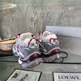 Balenciaga Clunky Sneakers For Men And Women Wine Red