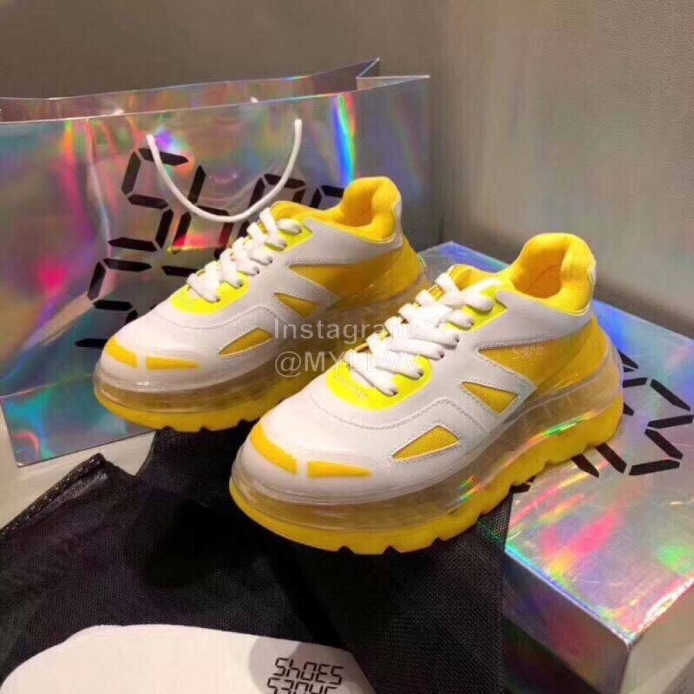 Balenciaga Triple S4 Air Cushion Sportshoes Yellow