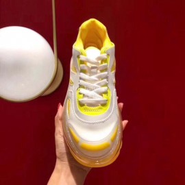 Balenciaga Triple S4 Air Cushion Sportshoes Yellow