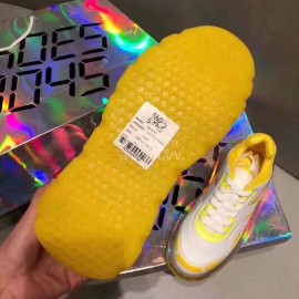 Balenciaga Triple S4 Air Cushion Sportshoes Yellow