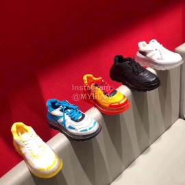Balenciaga Triple S4 Air Cushion Sportshoes Yellow