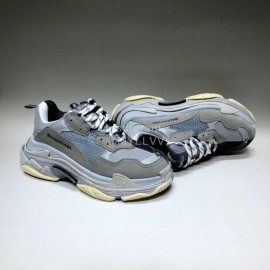 Balenciaga Fashion Mesh Sneakers For Men And Women Gray