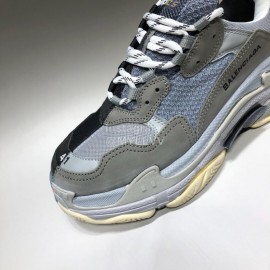 Balenciaga Fashion Mesh Sneakers For Men And Women Gray