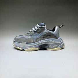 Balenciaga Fashion Mesh Sneakers For Men And Women Gray