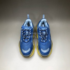 Balenciaga Fashion Mesh Sneakers For Men And Women Blue