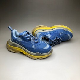 Balenciaga Fashion Mesh Sneakers For Men And Women Blue