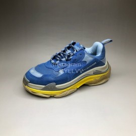 Balenciaga Fashion Mesh Sneakers For Men And Women Blue