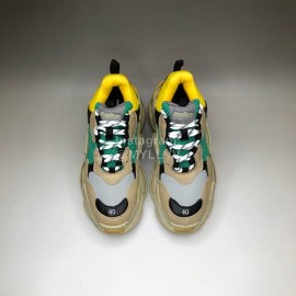 Balenciaga Fashion Mesh Sneakers For Men And Women Khaki