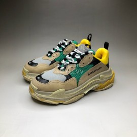 Balenciaga Fashion Mesh Sneakers For Men And Women Khaki