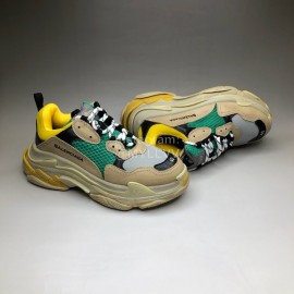 Balenciaga Fashion Mesh Sneakers For Men And Women Khaki