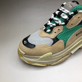 Balenciaga Fashion Mesh Sneakers For Men And Women Khaki