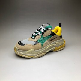 Balenciaga Fashion Mesh Sneakers For Men And Women Khaki