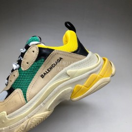 Balenciaga Fashion Mesh Sneakers For Men And Women Khaki