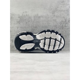 Balenciaga Black Leather Mesh Sneakers For Men And Women