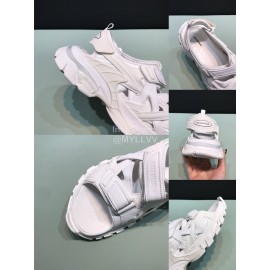 Balenciaga Triple S Non Slip Sandals For Men And Women White