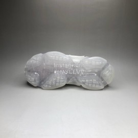 Balenciaga Transparent Sole Leather Mesh Sneakers For Men And Women