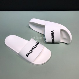 Balenciaga Fashion Letter Slippers For Men And Women White