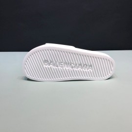 Balenciaga Fashion Letter Slippers For Men And Women White
