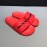 Balenciaga Fashion Letter Slippers For Men And Women Red