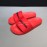 Balenciaga Fashion Letter Slippers For Men And Women Red