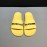 Balenciaga Fashion Letter Slippers For Men And Women Yellow