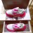 Balenciaga Triples Calf Leather Mesh Air Cushion Rose Red Sneakers For Men And Women