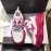 Balenciaga Triples Calf Leather Mesh Air Cushion Rose Red Sneakers For Men And Women