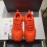 Balenciaga Triples Calf Leather Mesh Air Cushion Sneakers For Men And Women Orange