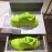 Balenciaga Triples Green Calf Leather Mesh Air Cushion Sneakers For Men And Women
