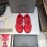 Balenciaga Triples Mesh Calf Leather Air Cushion Sneakers For Men And Women Red