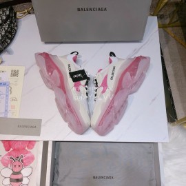 Balenciaga Triples Mesh Calf Leather Air Cushion New Sneakers For Women