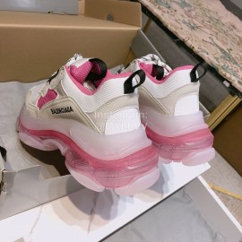 Balenciaga Triples Mesh Calf Leather Air Cushion New Sneakers For Women