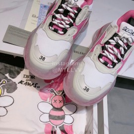 Balenciaga Triples Mesh Calf Leather Air Cushion New Sneakers For Women