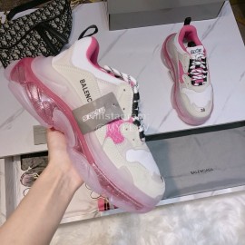 Balenciaga Triples Mesh Calf Leather Air Cushion New Sneakers For Women