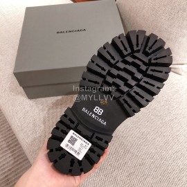 Balenciaga Winter Warm Wool Martin Boots For Women Black