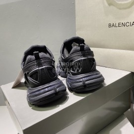 Balenciaga Track.2 Fashion Thick Soles Black Sneakers For Men And Women
