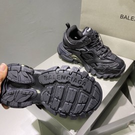 Balenciaga Track.2 Fashion Thick Soles Black Sneakers For Men And Women