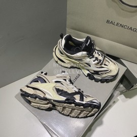 Balenciaga Track.2 Fashion Thick Soles Sneakers For Men And Women Beige