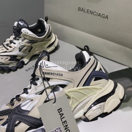 Balenciaga Track.2 Fashion Thick Soles Sneakers For Men And Women Beige
